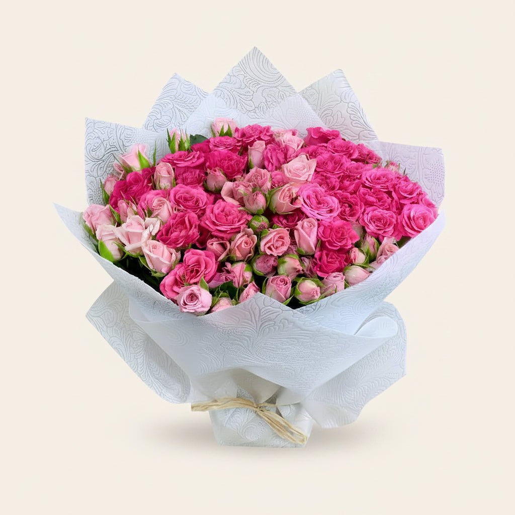 Dreamland - Pink Baby Roses- italianflowerkw