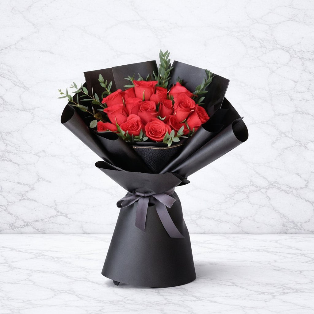 Valentine Bouquet 12 - italianflowerkw