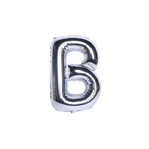 Silver Foil Alphabet A-Z Balloons