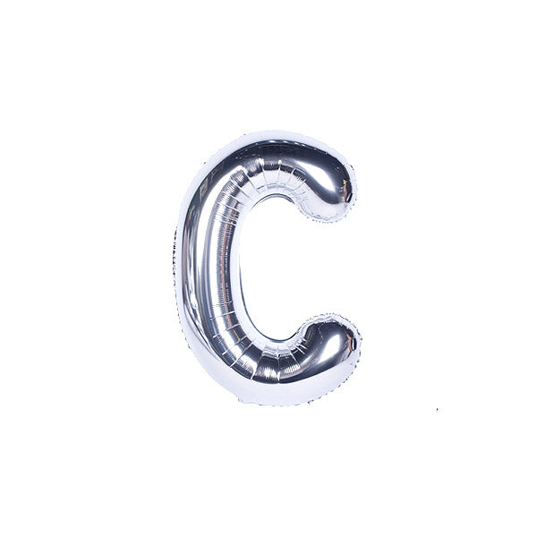 Silver Foil Alphabet A-Z Balloons