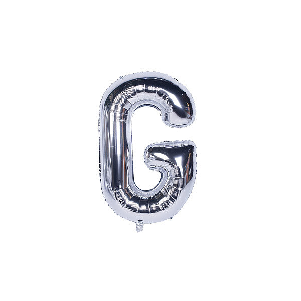 Silver Foil Alphabet A-Z Balloons