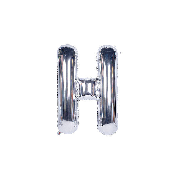 Silver Foil Alphabet A-Z Balloons