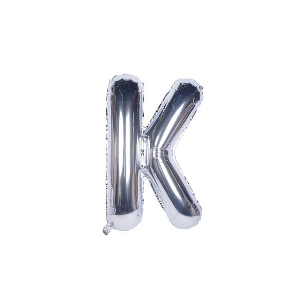 Silver Foil Alphabet A-Z Balloons