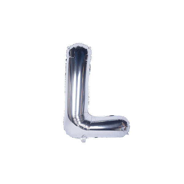 Silver Foil Alphabet A-Z Balloons