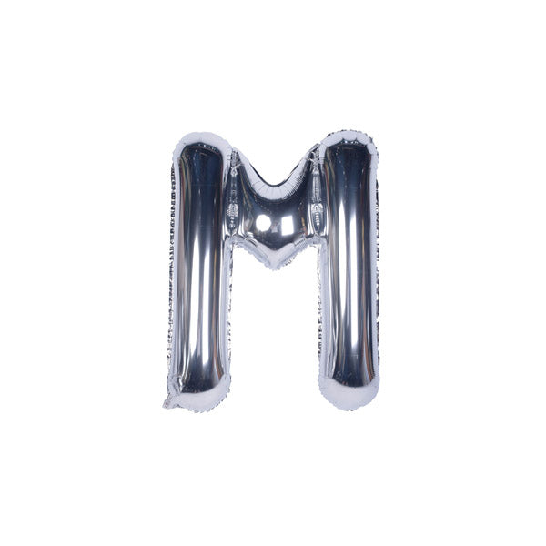 Silver Foil Alphabet A-Z Balloons
