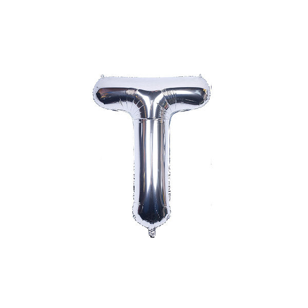 Silver Foil Alphabet A-Z Balloons