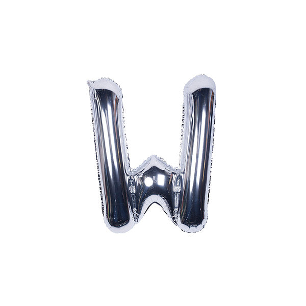 Silver Foil Alphabet A-Z Balloons