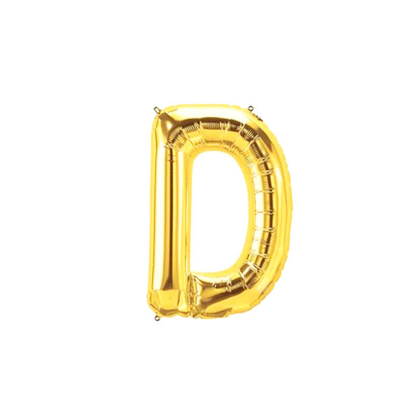 Golden Foil Alphabet A-Z Balloons