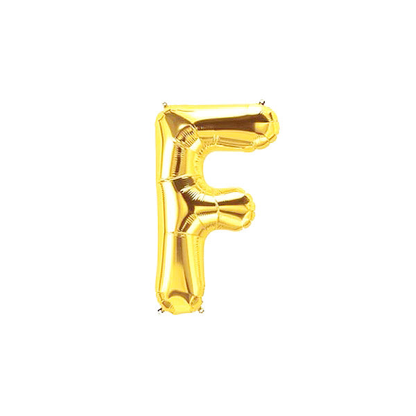 Golden Foil Alphabet A-Z Balloons