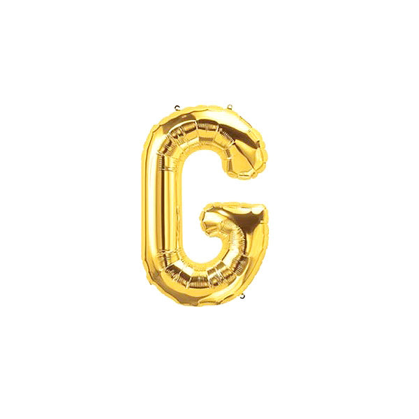 Golden Foil Alphabet A-Z Balloons