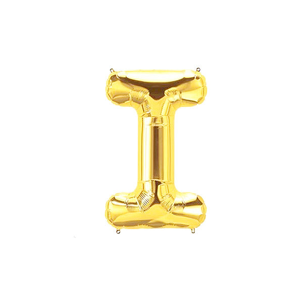 Golden Foil Alphabet A-Z Balloons