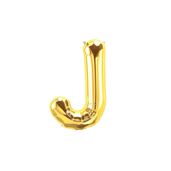 Golden Foil Alphabet A-Z Balloons