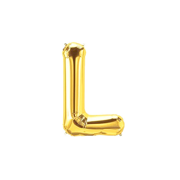Golden Foil Alphabet A-Z Balloons