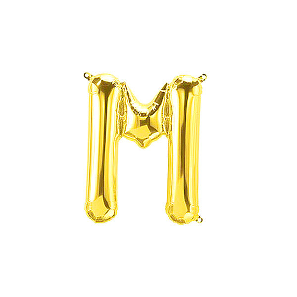 Golden Foil Alphabet A-Z Balloons
