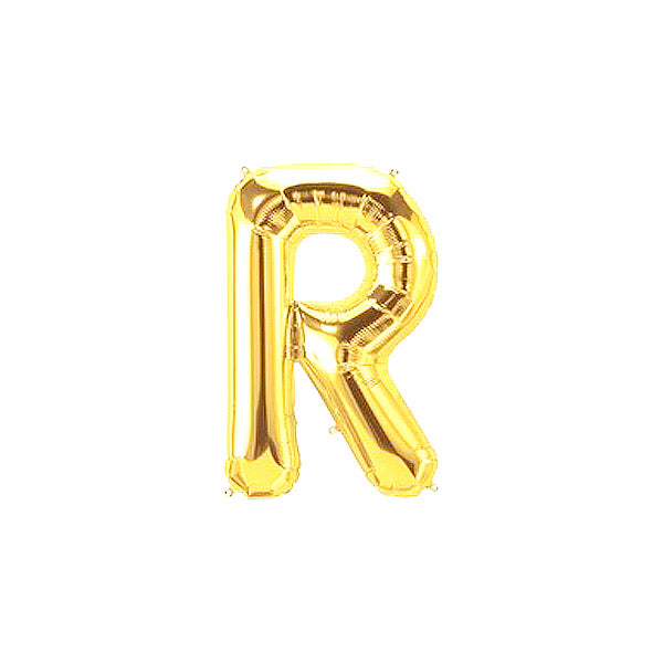 Golden Foil Alphabet A-Z Balloons
