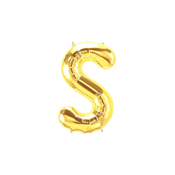 Golden Foil Alphabet A-Z Balloons