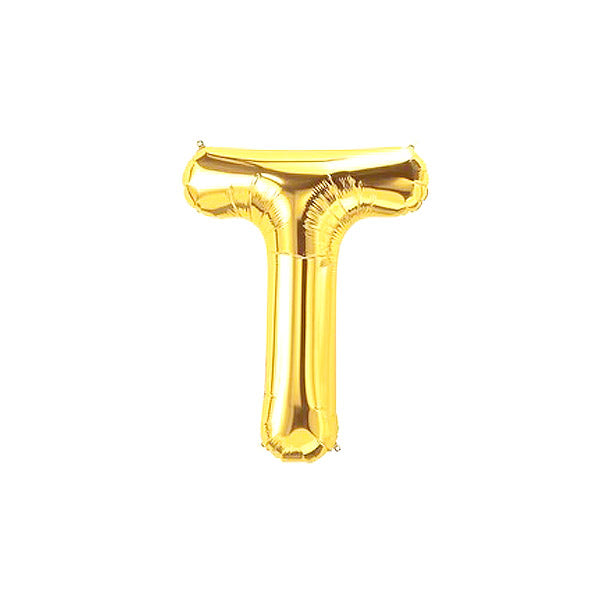 Golden Foil Alphabet A-Z Balloons