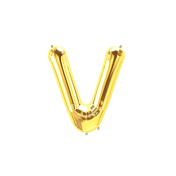 Golden Foil Alphabet A-Z Balloons