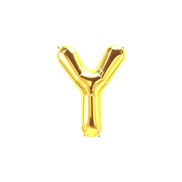 Golden Foil Alphabet A-Z Balloons