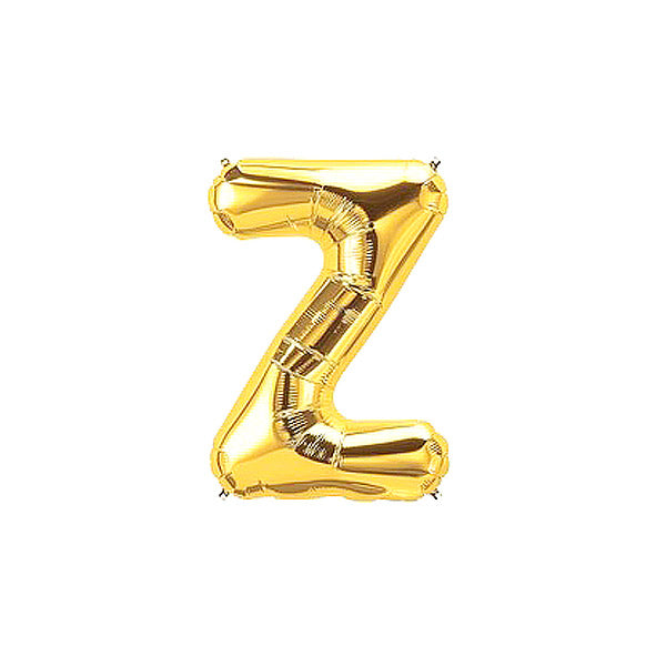Golden Foil Alphabet A-Z Balloons