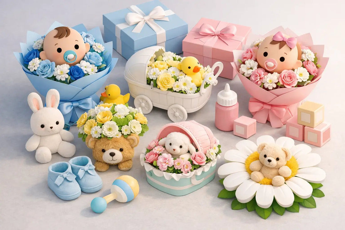 10 New Baby Flower Gift Ideas to Send - italianflowerkw