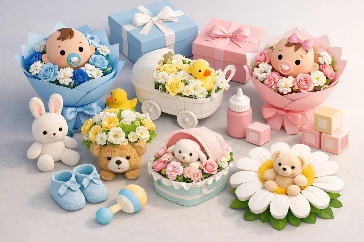 10 New Baby Flower Gift Ideas to Send - italianflowerkw
