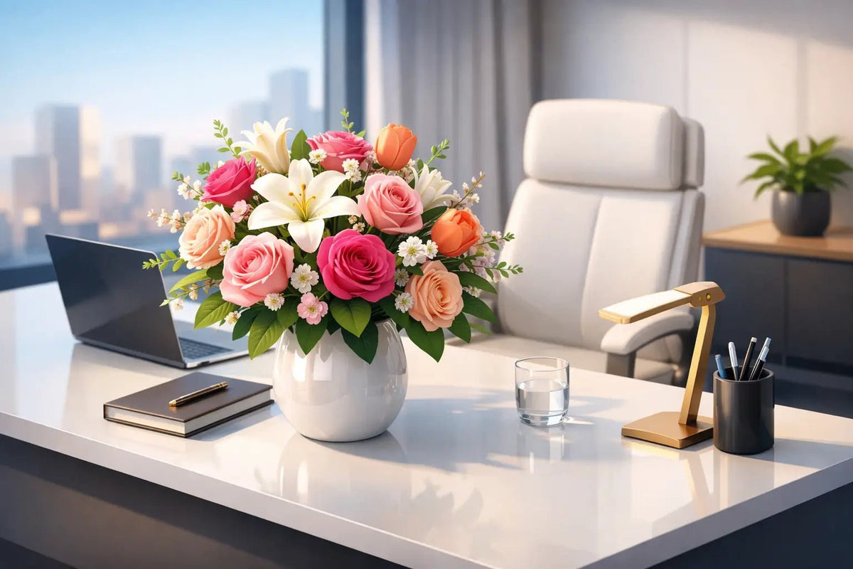 أفضل زهور لافتتاح مكتب بشكل أنيق - italianflowerkw