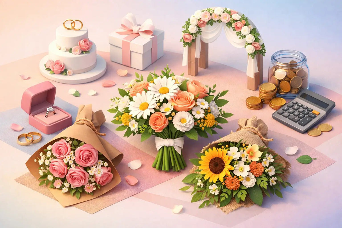 أفكار affordable wedding bouquet ideas بميزانية أقل - italianflowerkw