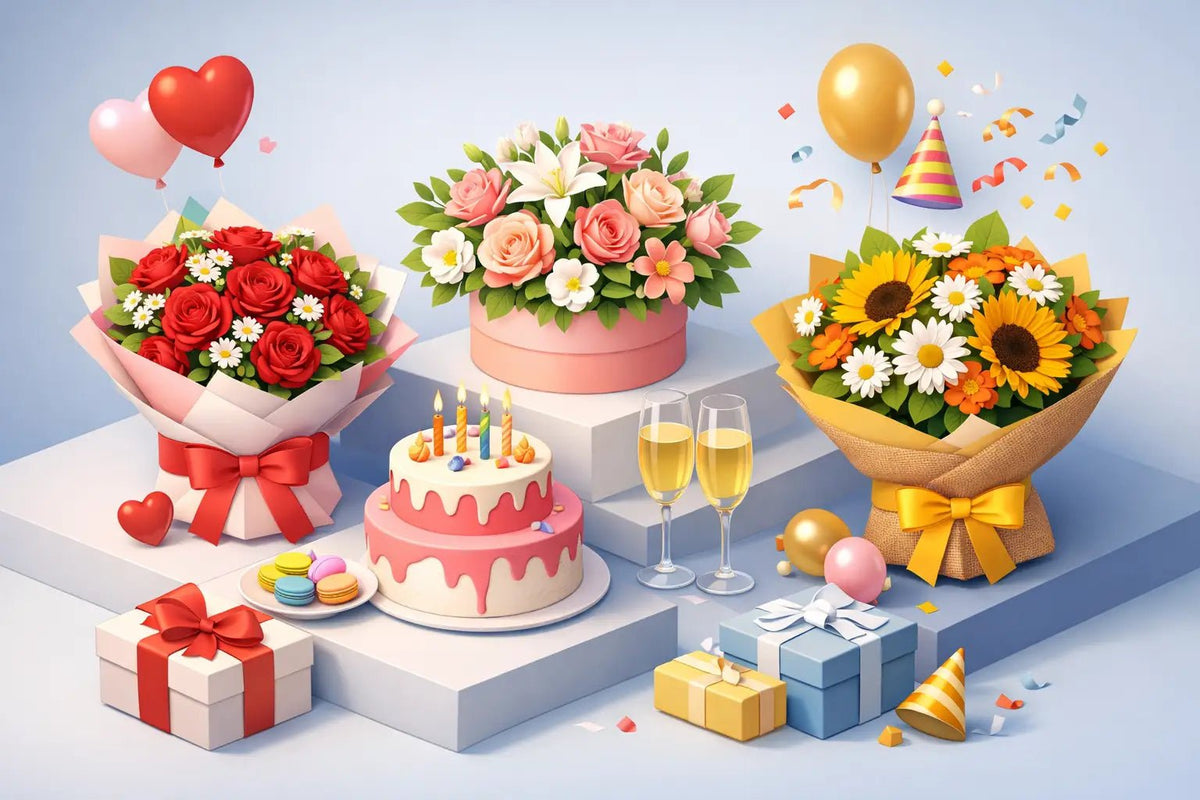 أفكار باقات ورد للمناسبات العائلية لكل احتفال - italianflowerkw