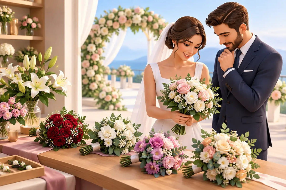 دليل اختيار ورد حفلات الزفاف لفرحة تليق بكم - italianflowerkw