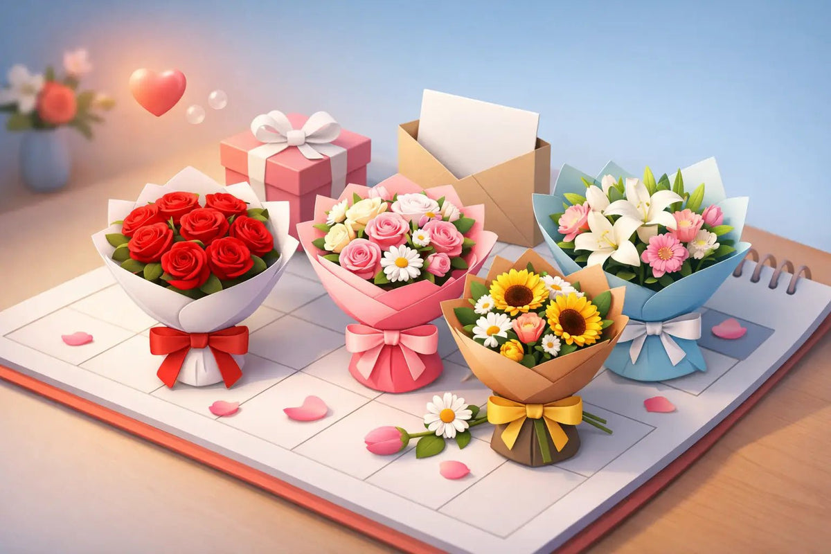 دليل باقات الورد اليومية لهدية جميلة كل يوم - italianflowerkw
