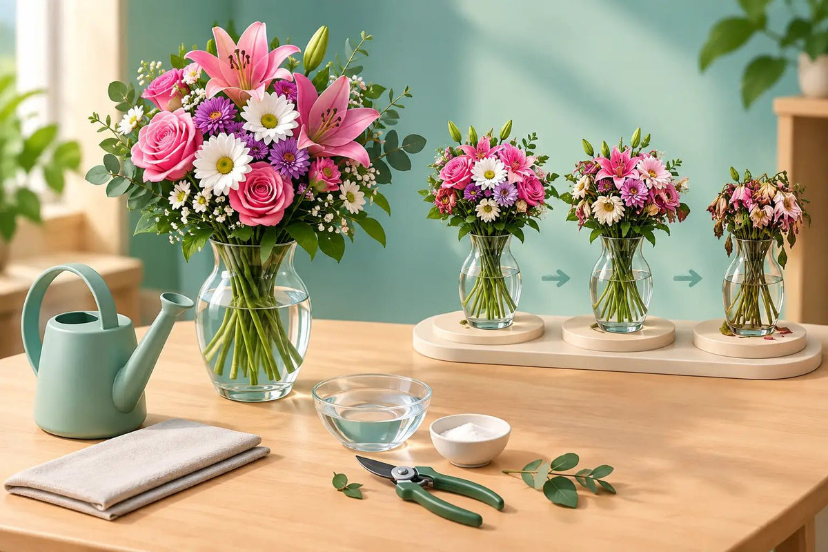 كم تدوم الزهور؟ وكيف تحافظ على نضارتها - italianflowerkw