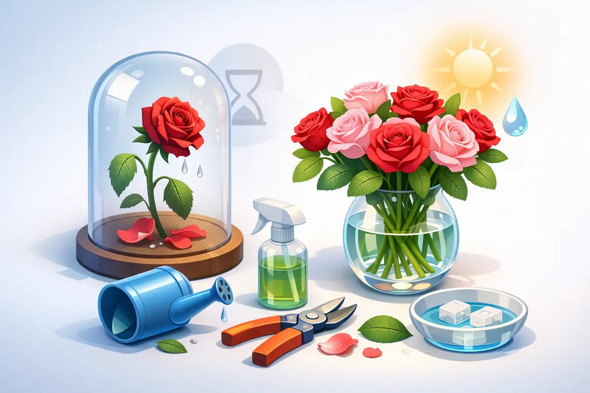 كم يدوم الورد الطبيعي وكيف تحافظ على نضارته؟ - italianflowerkw