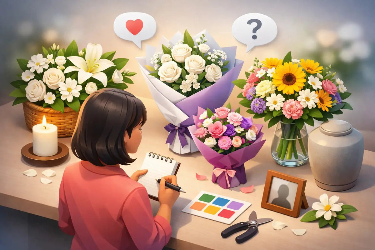 كيف تختار sympathy flowers بطريقة مناسبة - italianflowerkw