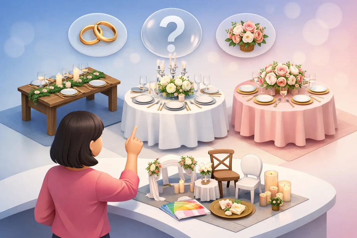 كيف تختار تنسيقات طاولات الزفاف بسهولة - italianflowerkw