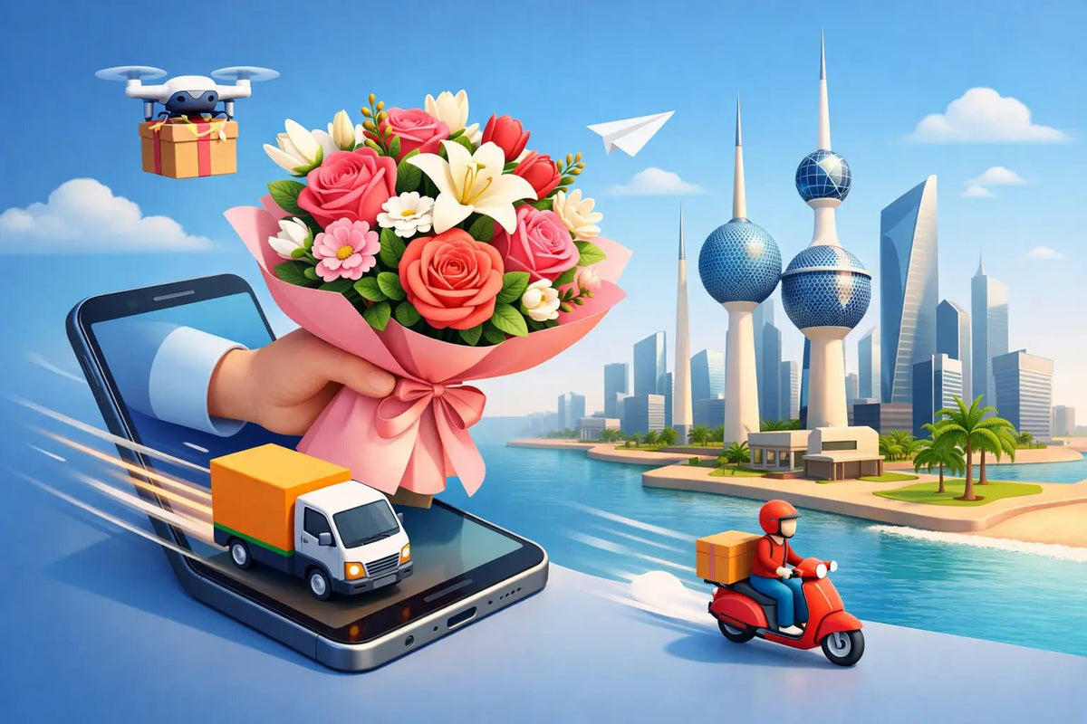 كيفية ارسال ورد سريع في الكويت بخطوات سهلة - italianflowerkw