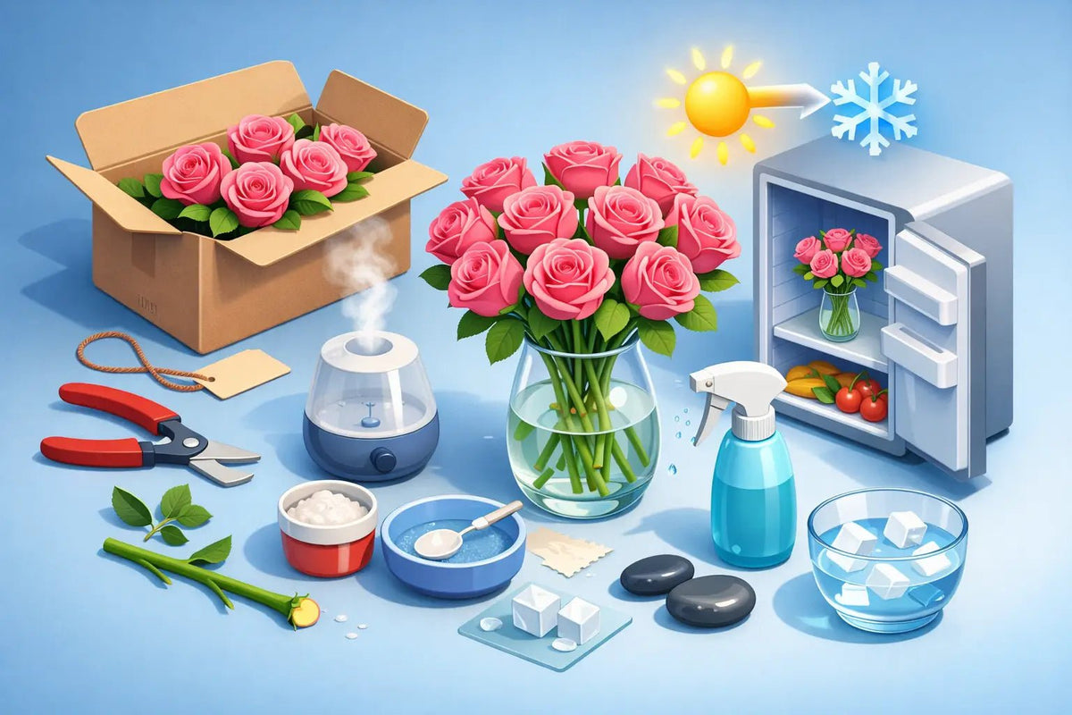 كيفية حفظ الورد بعد التوصيل ليبقى نضراً - italianflowerkw