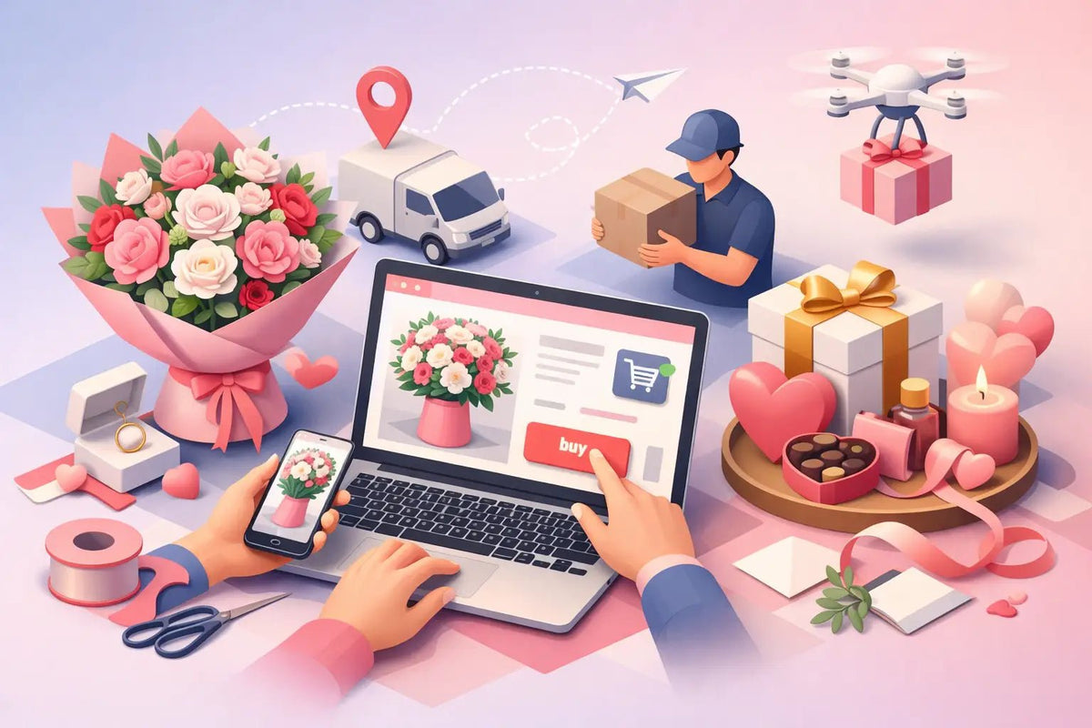 كيفية طلب باقة ورد اونلاين وتنسيق هدية كاملة - italianflowerkw
