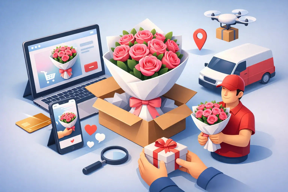 مراجعة توصيل باقة ورد روز قبل الشراء - italianflowerkw