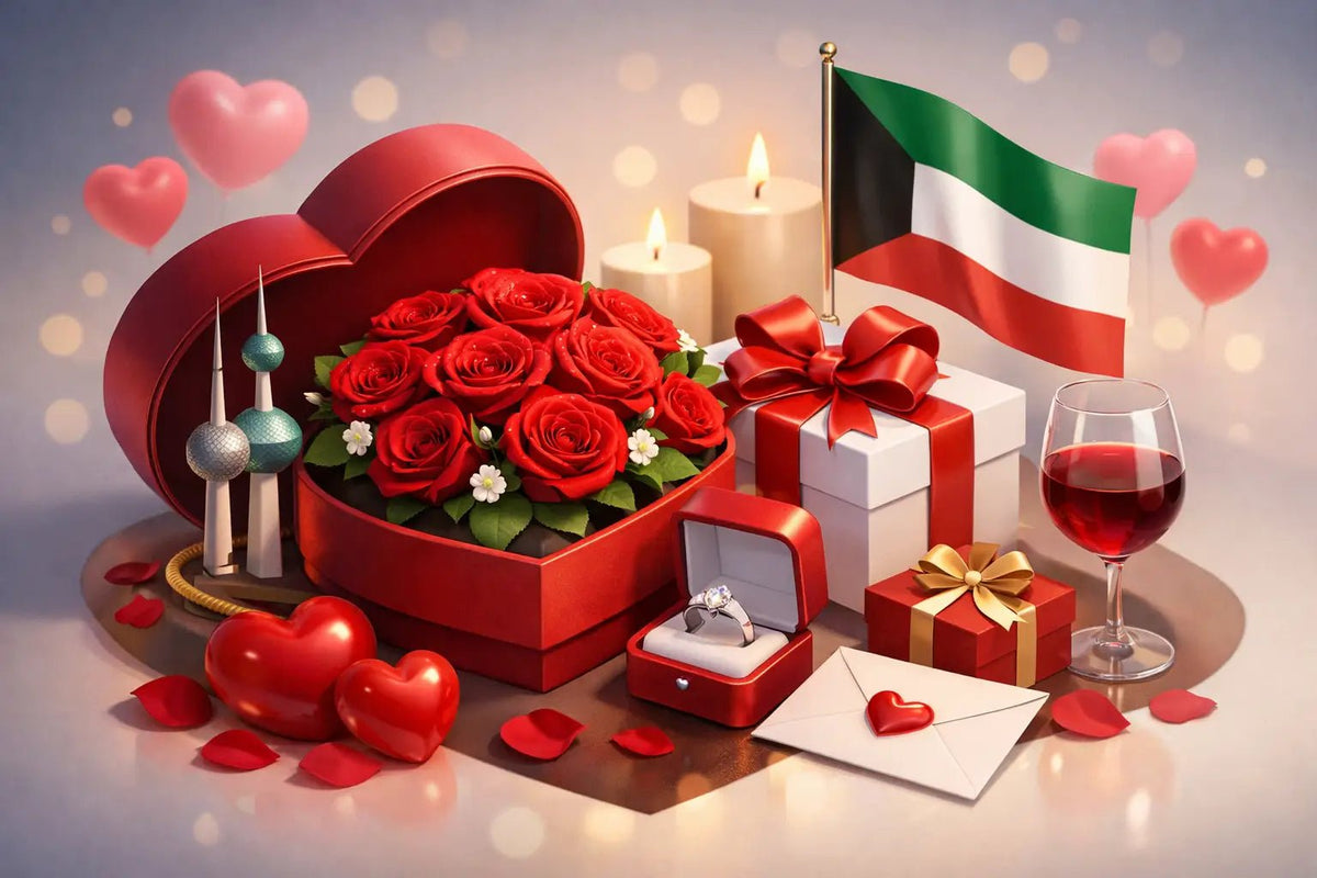 ورد فالنتاين الكويت لهدية رومانسية لا تُنسى - italianflowerkw