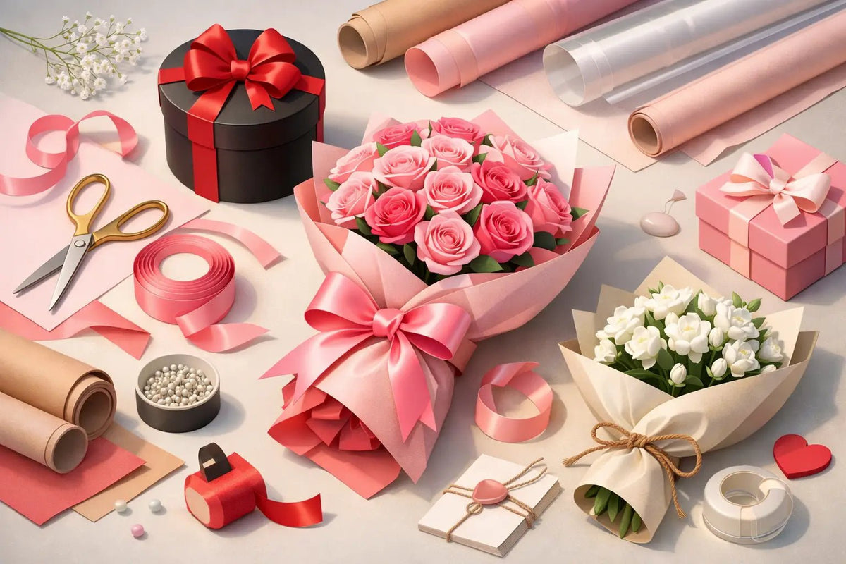تغليف هدايا الورد: لمسة تجعل الهدية أجمل - italianflowerkw