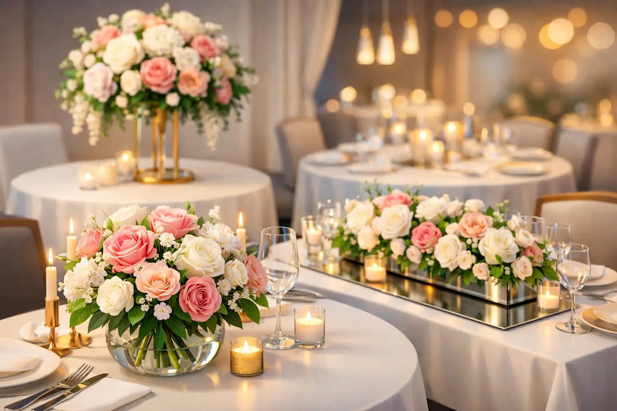 تنسيق ورد للطاولات يرفع أناقة كل مناسبة ببساطة - italianflowerkw