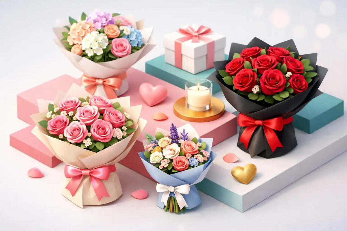 ترند بوكيهات ورد بسيطة لأجمل هدية بكل مناسبة - italianflowerkw