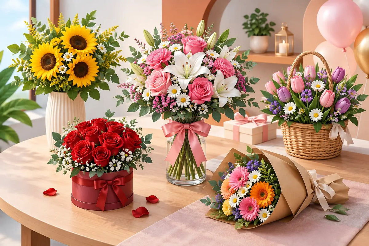 زهور موسمية تناسب كل مناسبة بأجمل تنسيق - italianflowerkw