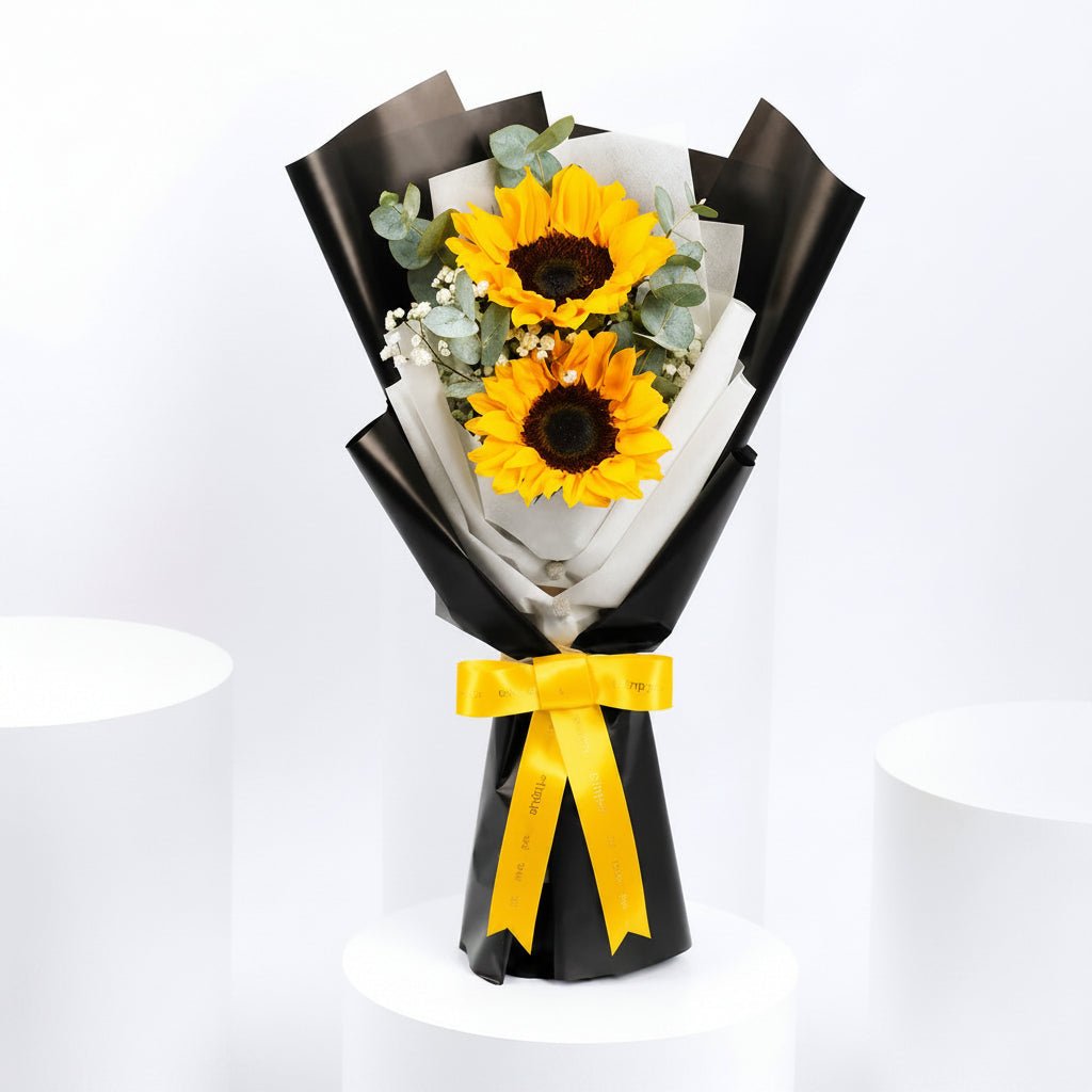 2 Pcs Sunflower Bouquet Kuwait-italianflowerkw