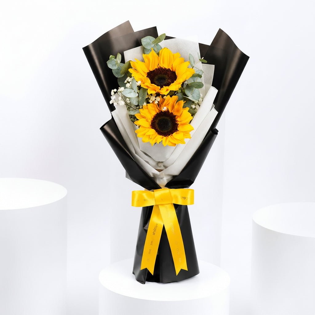 2 Pcs Sunflower Bouquet Kuwait-italianflowerkw
