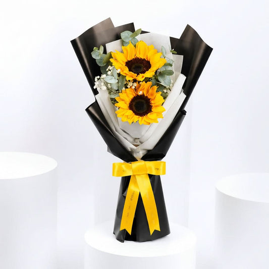 2 Pcs Sunflower Bouquet Kuwait-italianflowerkw