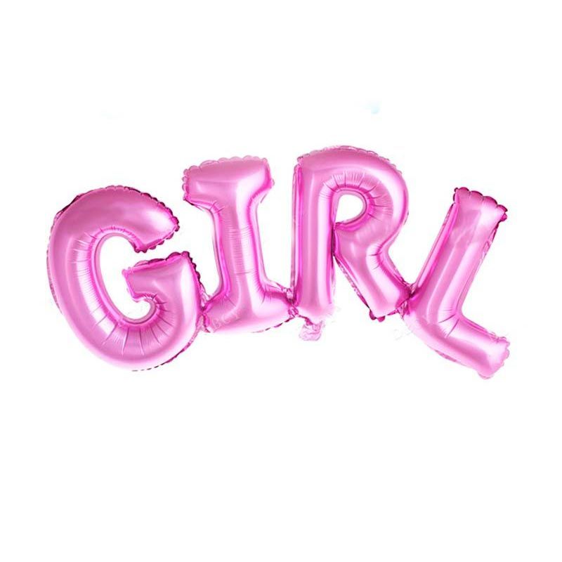 Girl Name - Blue Gender Foil Balloon