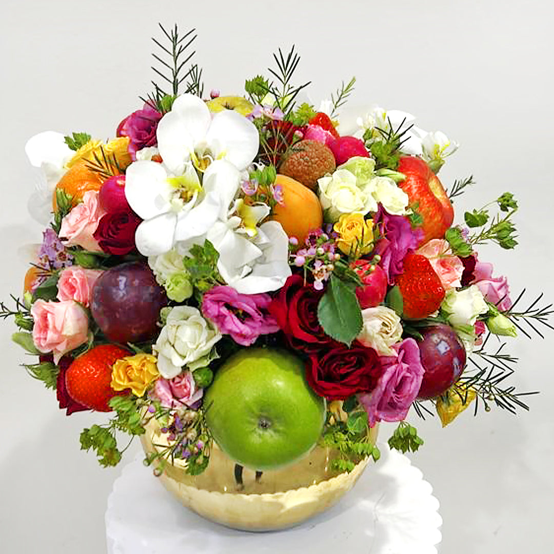Mix Fruits with Flower Arrangement 4
