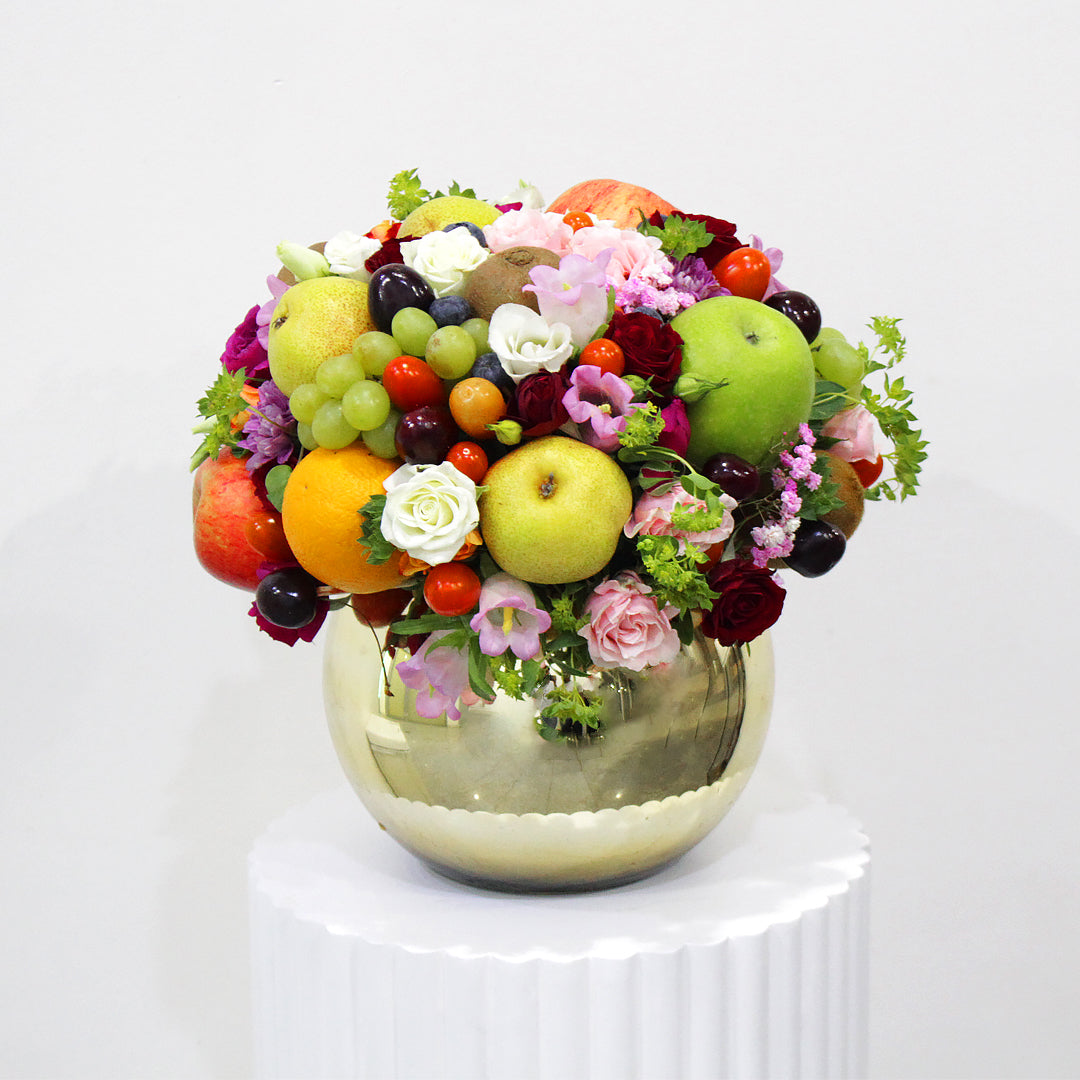Mix Fruits with Flower Arrangement 1
